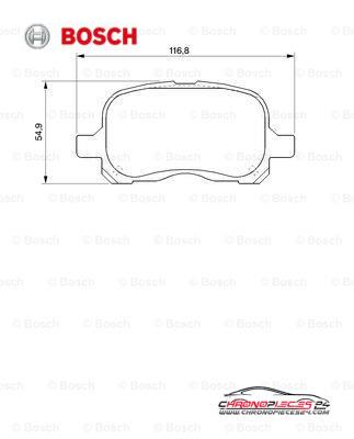 Achat de BOSCH 0 986 424 692 Kit de plaquettes de frein, frein à disque pas chères