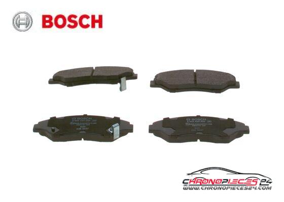 Achat de BOSCH 0 986 424 696 Kit de plaquettes de frein, frein à disque pas chères