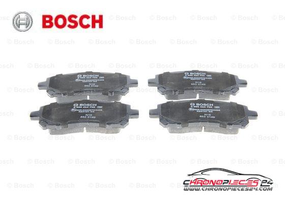 Achat de BOSCH 0 986 424 700 Kit de plaquettes de frein, frein à disque pas chères