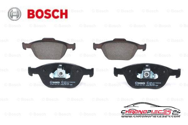 Achat de BOSCH 0 986 424 701 Kit de plaquettes de frein, frein à disque pas chères