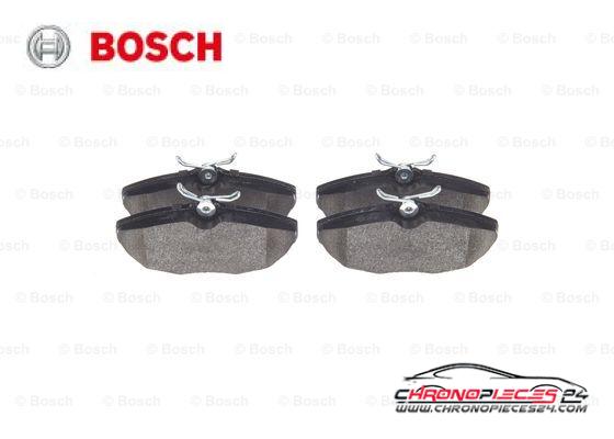 Achat de BOSCH 0 986 424 702 Kit de plaquettes de frein, frein à disque pas chères