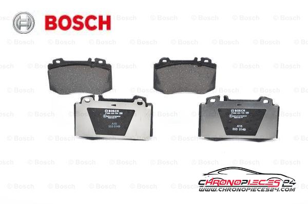 Achat de BOSCH 0 986 424 705 Kit de plaquettes de frein, frein à disque pas chères