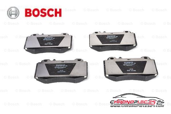 Achat de BOSCH 0 986 424 705 Kit de plaquettes de frein, frein à disque pas chères