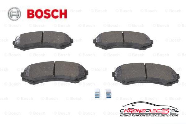 Achat de BOSCH 0 986 424 709 Kit de plaquettes de frein, frein à disque pas chères