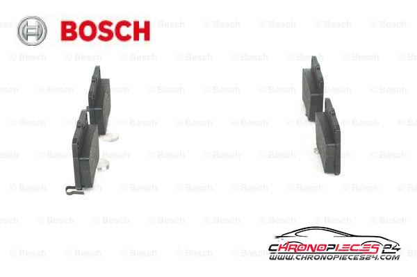 Achat de BOSCH 0 986 424 711 Kit de plaquettes de frein, frein à disque pas chères