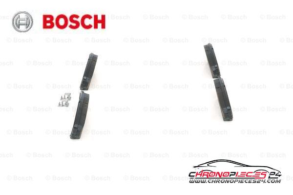 Achat de BOSCH 0 986 424 713 Kit de plaquettes de frein, frein à disque pas chères