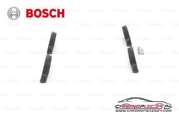 Achat de BOSCH 0 986 424 713 Kit de plaquettes de frein, frein à disque pas chères