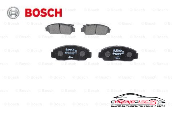 Achat de BOSCH 0 986 424 722 Kit de plaquettes de frein, frein à disque pas chères