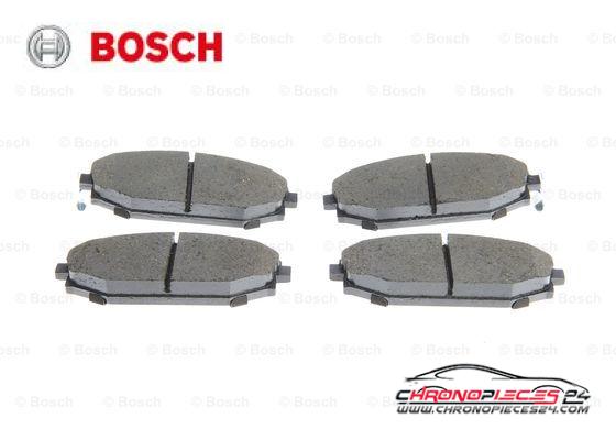 Achat de BOSCH 0 986 424 727 Kit de plaquettes de frein, frein à disque pas chères