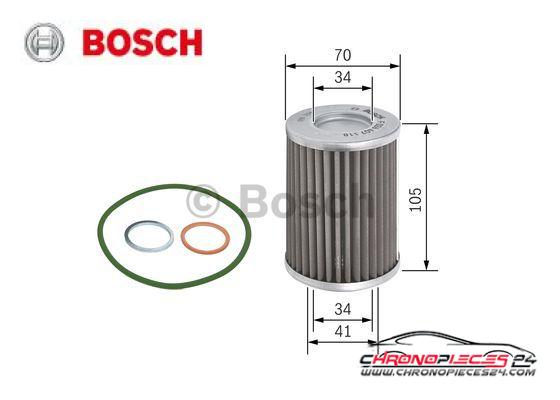 Achat de BOSCH F 026 407 118 Filtre à huile pas chères