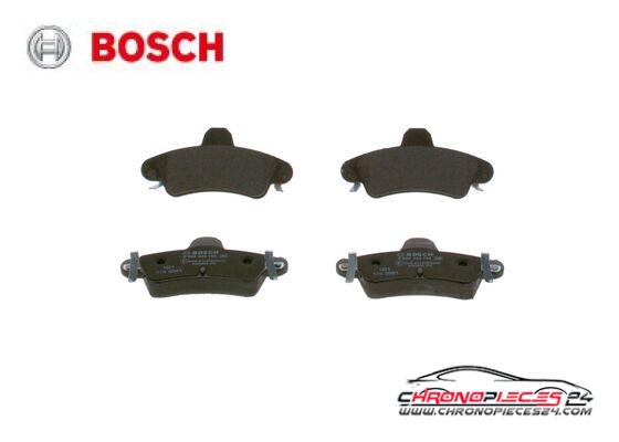 Achat de BOSCH 0 986 424 744 Kit de plaquettes de frein, frein à disque pas chères