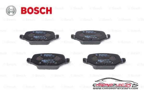 Achat de BOSCH 0 986 424 756 Kit de plaquettes de frein, frein à disque pas chères