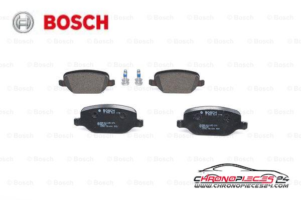 Achat de BOSCH 0 986 424 775 Kit de plaquettes de frein, frein à disque pas chères