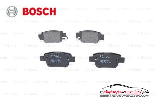 Achat de BOSCH 0 986 424 798 Kit de plaquettes de frein, frein à disque pas chères