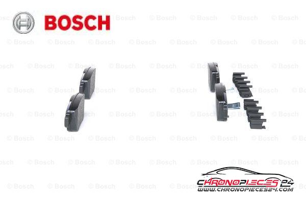 Achat de BOSCH 0 986 424 798 Kit de plaquettes de frein, frein à disque pas chères