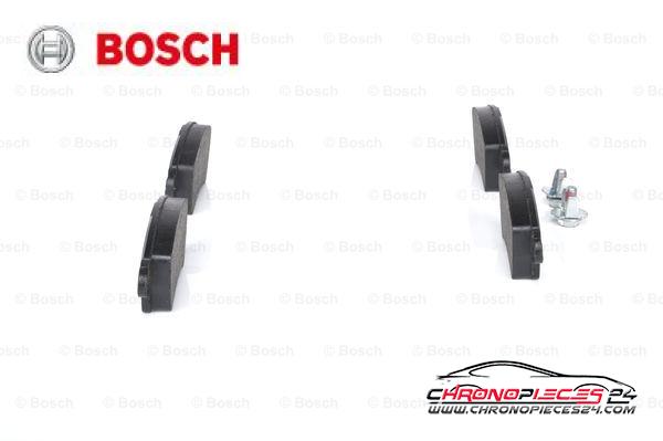 Achat de BOSCH 0 986 424 801 Kit de plaquettes de frein, frein à disque pas chères