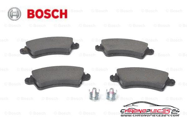 Achat de BOSCH 0 986 424 801 Kit de plaquettes de frein, frein à disque pas chères