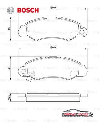 Achat de BOSCH 0 986 424 804 Kit de plaquettes de frein, frein à disque pas chères