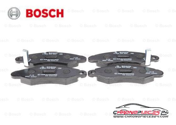 Achat de BOSCH 0 986 424 804 Kit de plaquettes de frein, frein à disque pas chères