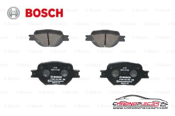 Achat de BOSCH 0 986 424 808 Kit de plaquettes de frein, frein à disque pas chères