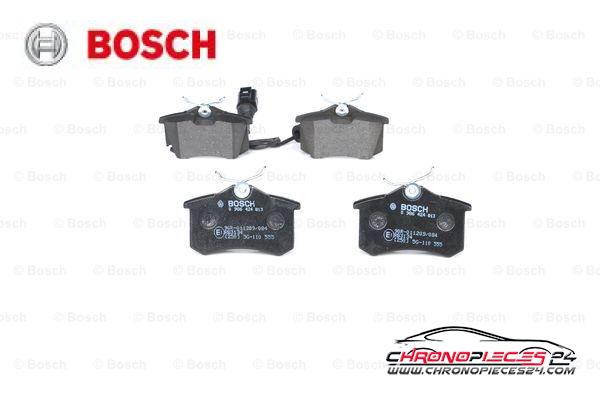 Achat de BOSCH 0 986 424 813 Kit de plaquettes de frein, frein à disque pas chères