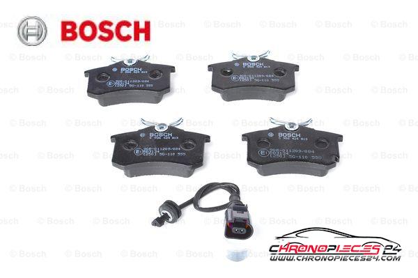 Achat de BOSCH 0 986 424 813 Kit de plaquettes de frein, frein à disque pas chères