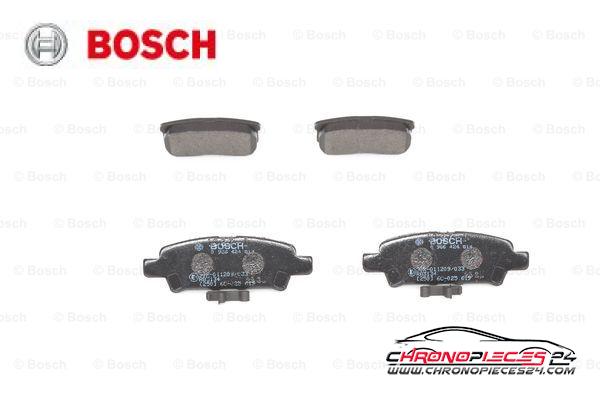 Achat de BOSCH 0 986 424 814 Kit de plaquettes de frein, frein à disque pas chères