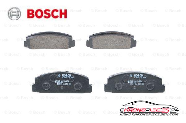 Achat de BOSCH 0 986 424 817 Kit de plaquettes de frein, frein à disque pas chères