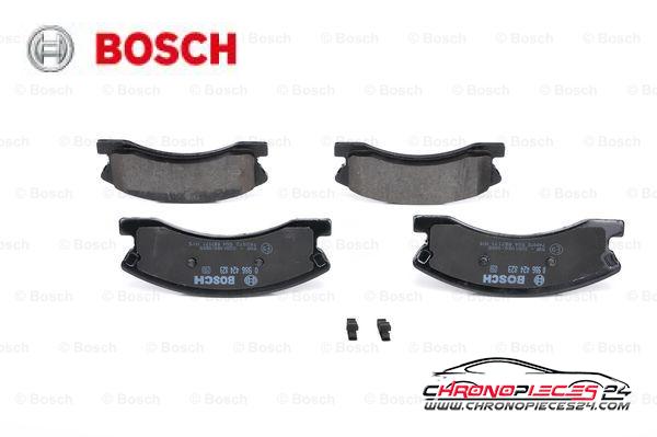 Achat de BOSCH 0 986 424 823 Kit de plaquettes de frein, frein à disque pas chères