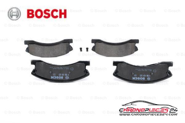 Achat de BOSCH 0 986 424 823 Kit de plaquettes de frein, frein à disque pas chères