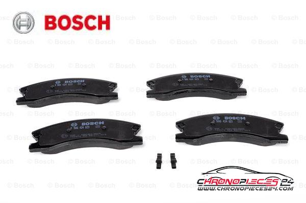 Achat de BOSCH 0 986 424 823 Kit de plaquettes de frein, frein à disque pas chères