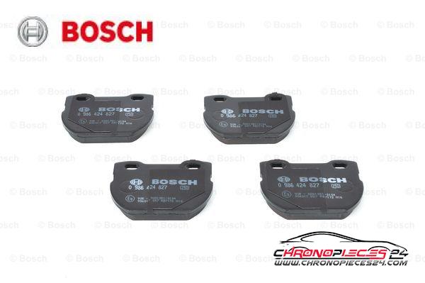 Achat de BOSCH 0 986 424 827 Kit de plaquettes de frein, frein à disque pas chères