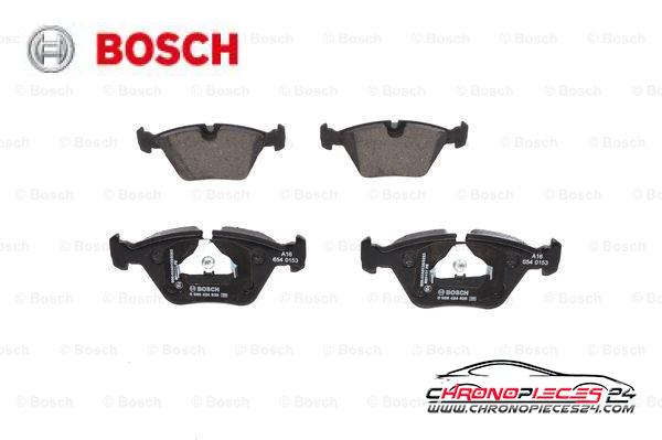 Achat de BOSCH 0 986 424 828 Kit de plaquettes de frein, frein à disque pas chères