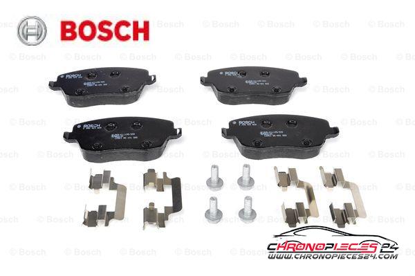 Achat de BOSCH 0 986 424 829 Kit de plaquettes de frein, frein à disque pas chères