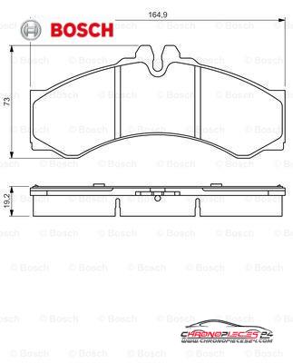 Achat de BOSCH 0 986 424 832 Kit de plaquettes de frein, frein à disque pas chères