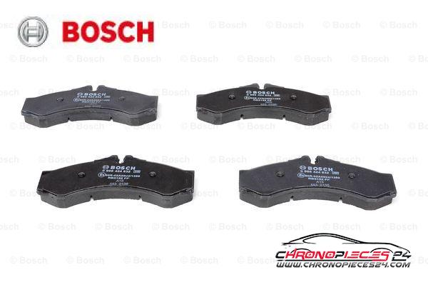 Achat de BOSCH 0 986 424 832 Kit de plaquettes de frein, frein à disque pas chères