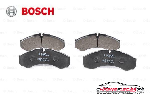 Achat de BOSCH 0 986 424 833 Kit de plaquettes de frein, frein à disque pas chères