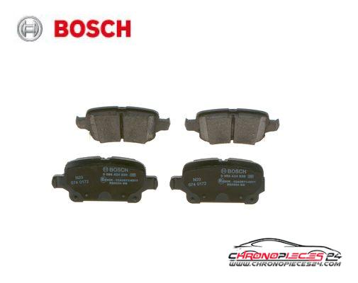 Achat de BOSCH 0 986 424 839 Kit de plaquettes de frein, frein à disque pas chères