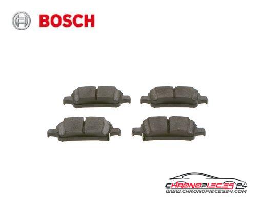 Achat de BOSCH 0 986 424 839 Kit de plaquettes de frein, frein à disque pas chères