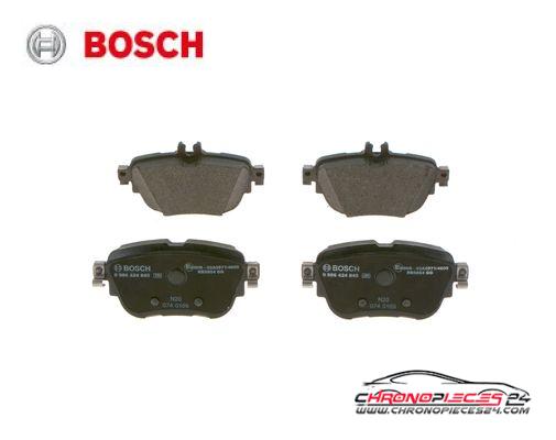 Achat de BOSCH 0 986 424 845 Kit de plaquettes de frein, frein à disque pas chères