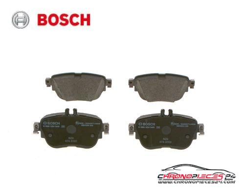 Achat de BOSCH 0 986 424 845 Kit de plaquettes de frein, frein à disque pas chères