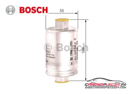 Achat de BOSCH 0 986 450 119 Filtre à carburant pas chères