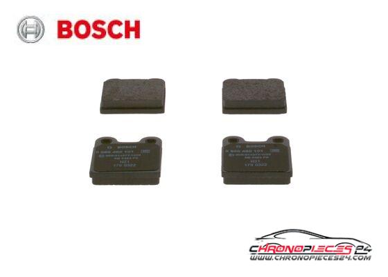 Achat de BOSCH 0 986 460 101 Kit de plaquettes de frein, frein à disque pas chères