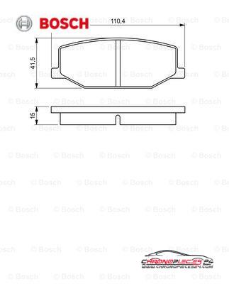 Achat de BOSCH 0 986 460 935 Kit de plaquettes de frein, frein à disque pas chères