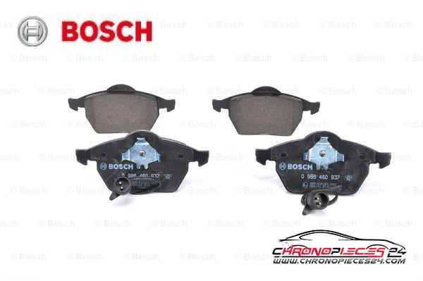 Achat de BOSCH 0 986 460 937 Kit de plaquettes de frein, frein à disque pas chères