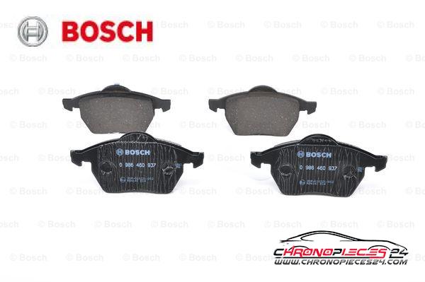 Achat de BOSCH 0 986 460 937 Kit de plaquettes de frein, frein à disque pas chères