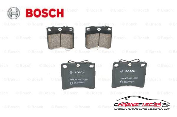 Achat de BOSCH 0 986 460 954 Kit de plaquettes de frein, frein à disque pas chères