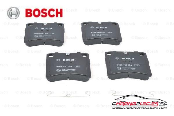 Achat de BOSCH 0 986 460 954 Kit de plaquettes de frein, frein à disque pas chères