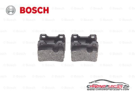 Achat de BOSCH 0 986 460 955 Kit de plaquettes de frein, frein à disque pas chères