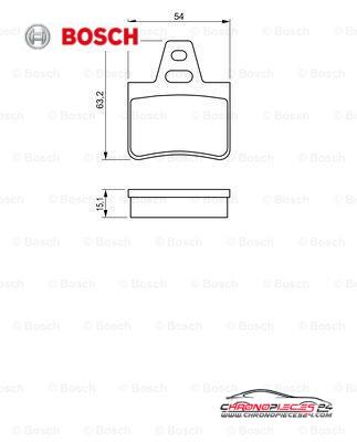 Achat de BOSCH 0 986 460 958 Kit de plaquettes de frein, frein à disque pas chères